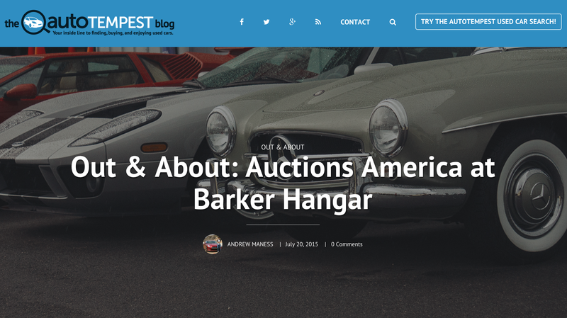 Illustration for article titled The Beautiful Gorgeousness Of A Classic Auto Auction On A Rainy Day